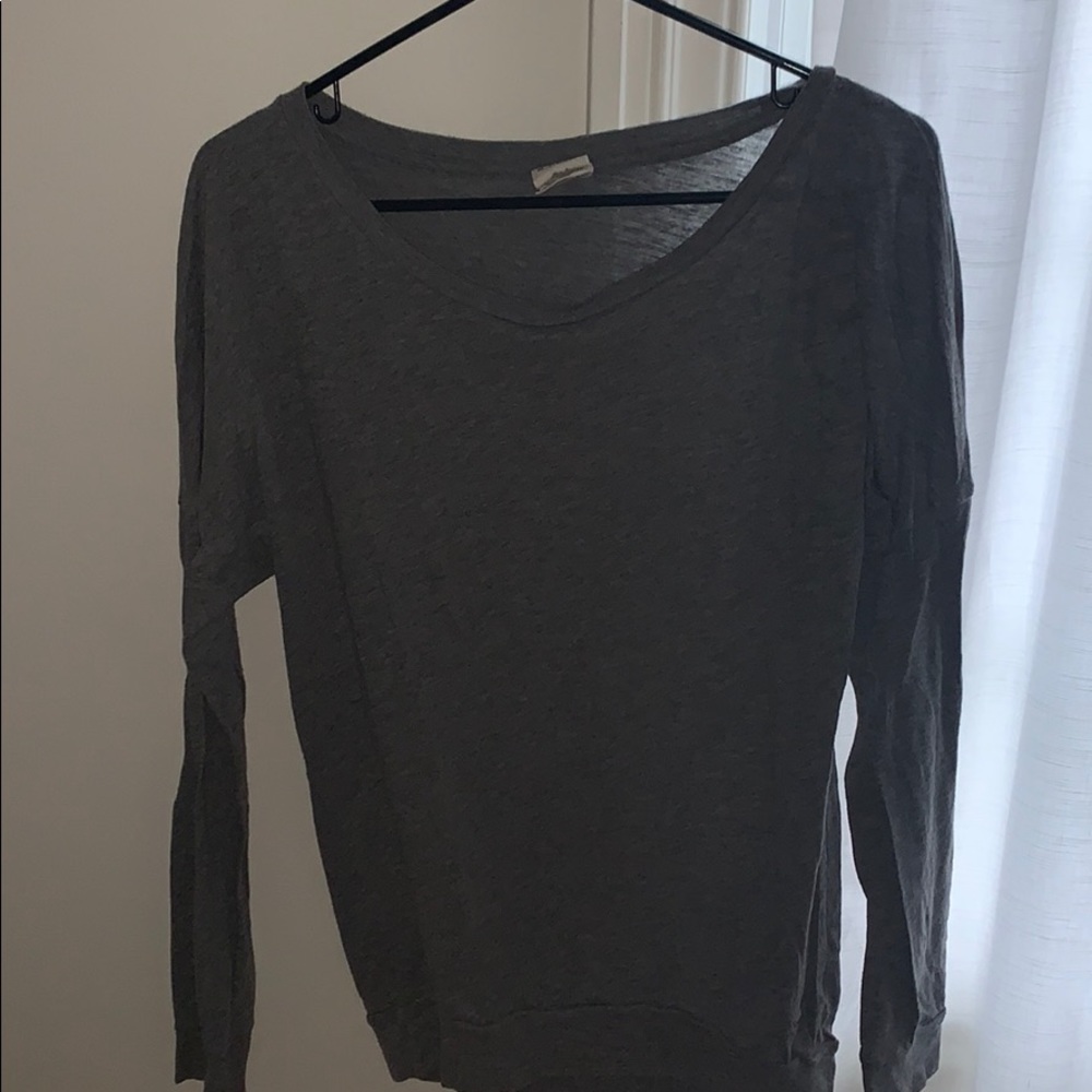 Grey PINK long sleeve